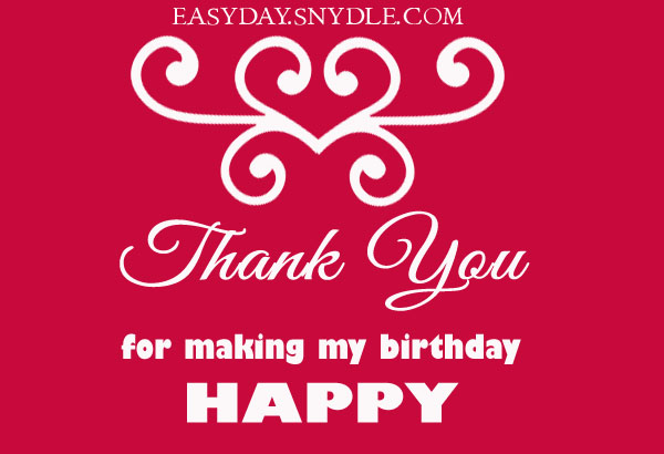 Thank you for making my birthday special Images, Wallpapers, Photos, Pictures Download