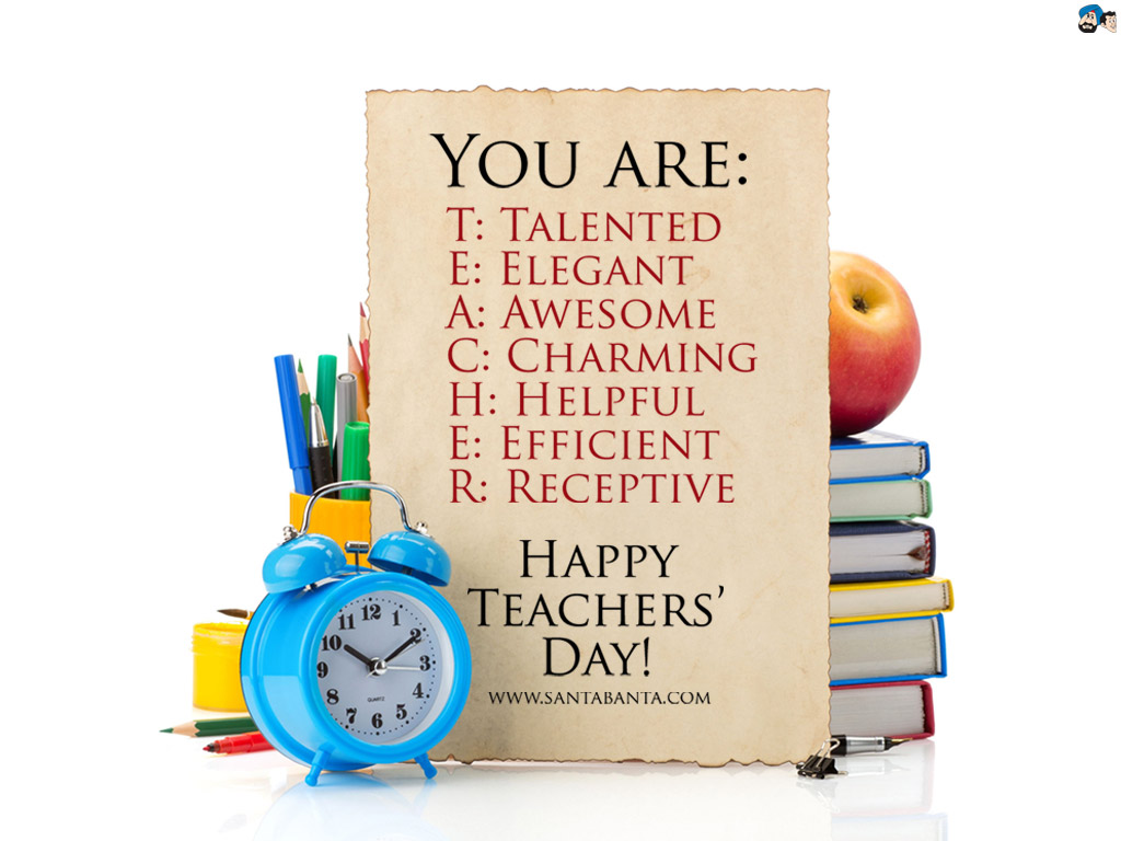 FULL FORM of TEACHER Happy Teachers Day Greetings Images