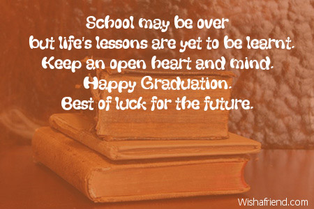 Best Wishes Messages of Graduation