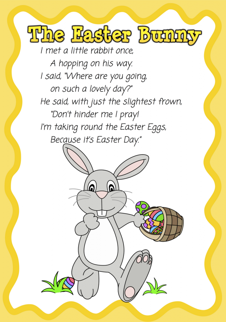 Easter Bunny Poems and Poetry Pictures Images Wallpapers